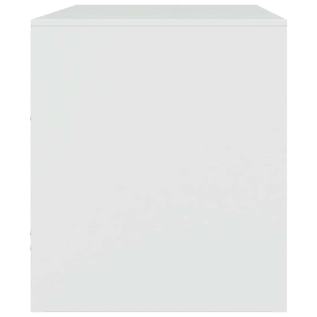TV Cabinets 2 pcs White 67 x 39 x 44 cm Steel
