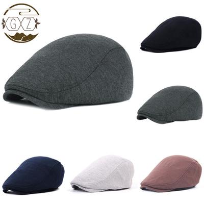boys black flat cap
