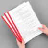 Deli A4 Rod Report Folders, 9mm Spine