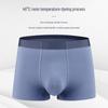 Men's Seamless Modal Antibacterial Boxer Briefs - Mid-Waist, Spring/Summer Collection