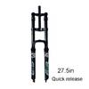 Mountain Bike DH Dual Shoulder Air Suspension Fork 26/27.5/29 Inch 34mm XC/AM/Dirt Jump Upper Damping Adjustment No Lockout