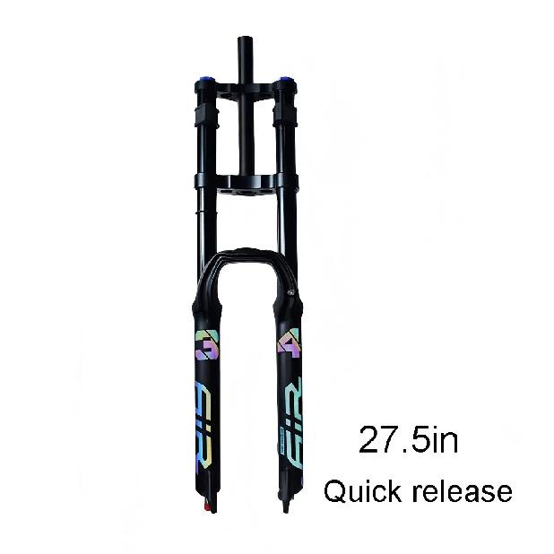 Mountain Bike DH Dual Shoulder Air Suspension Fork 26/27.5/29 Inch 34mm XC/AM/Dirt Jump Upper Damping Adjustment No Lockout