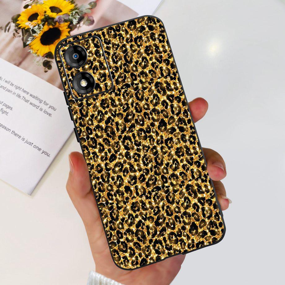 Per Motorola Moto E13 Moto G13 Custodia Nero Opaco Silicone Liquido Cover Morbida Adorabile Gatto Cartone Animato Gelatina Custodie Per MotoE13 E 13 G 13