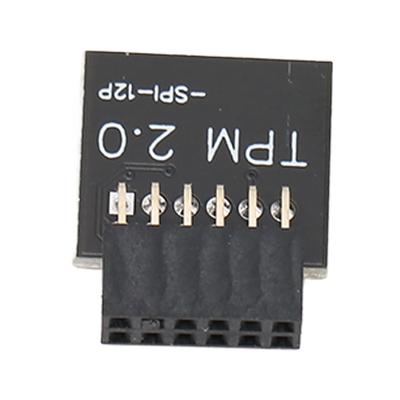 Módulo de Seguridad de Cifrado TPM2.0 para Placa Base GIGABYTE Módulo de Seguridad SPI 12 Pines para WIN 11 2.0