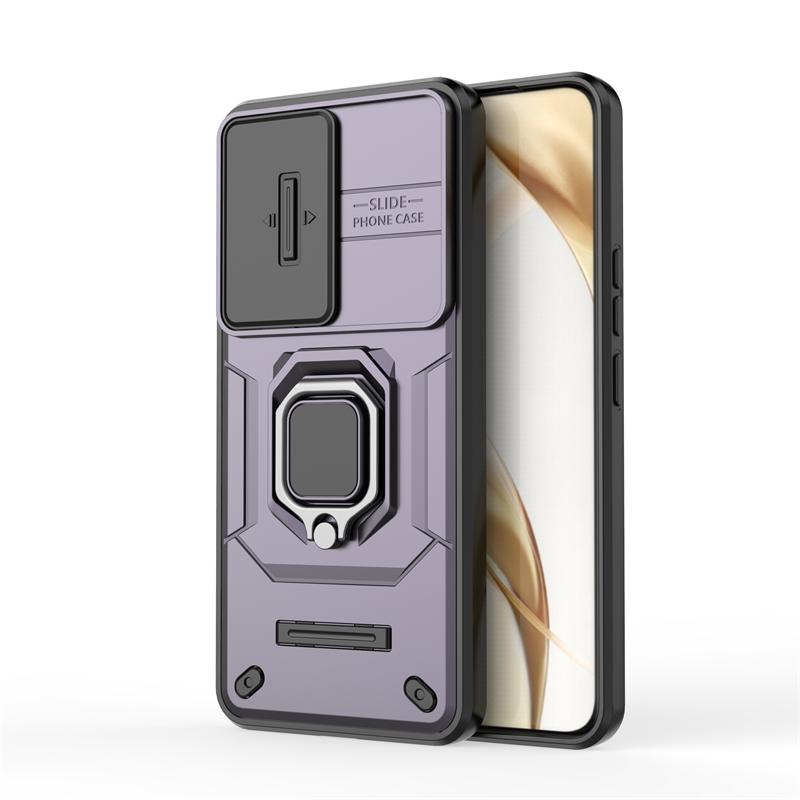 Shockproof Case For Honor 200 Case Honor 200 Lite 200 Pro 5G Ring Holder Magnetic Back Cover For Honor 200 5G Push Window Case