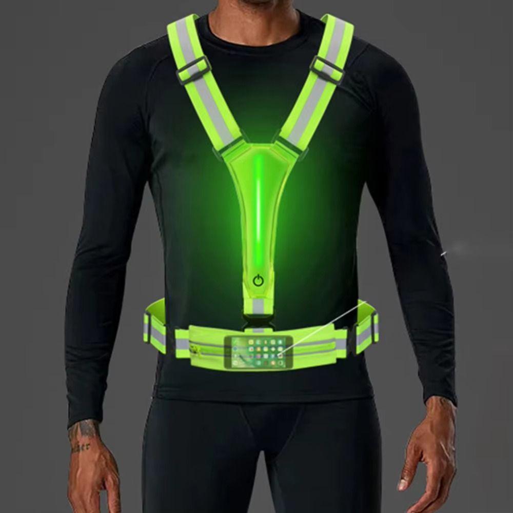Durable Cycling Vest Wear Resistant LED Vest High Quality Reflective Vest  Safety