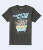 Scooby-Doo! Maglietta Grigia Divertente a Fumetti per Uomo Il Furgone Mystery Machine Nuova XS-XL