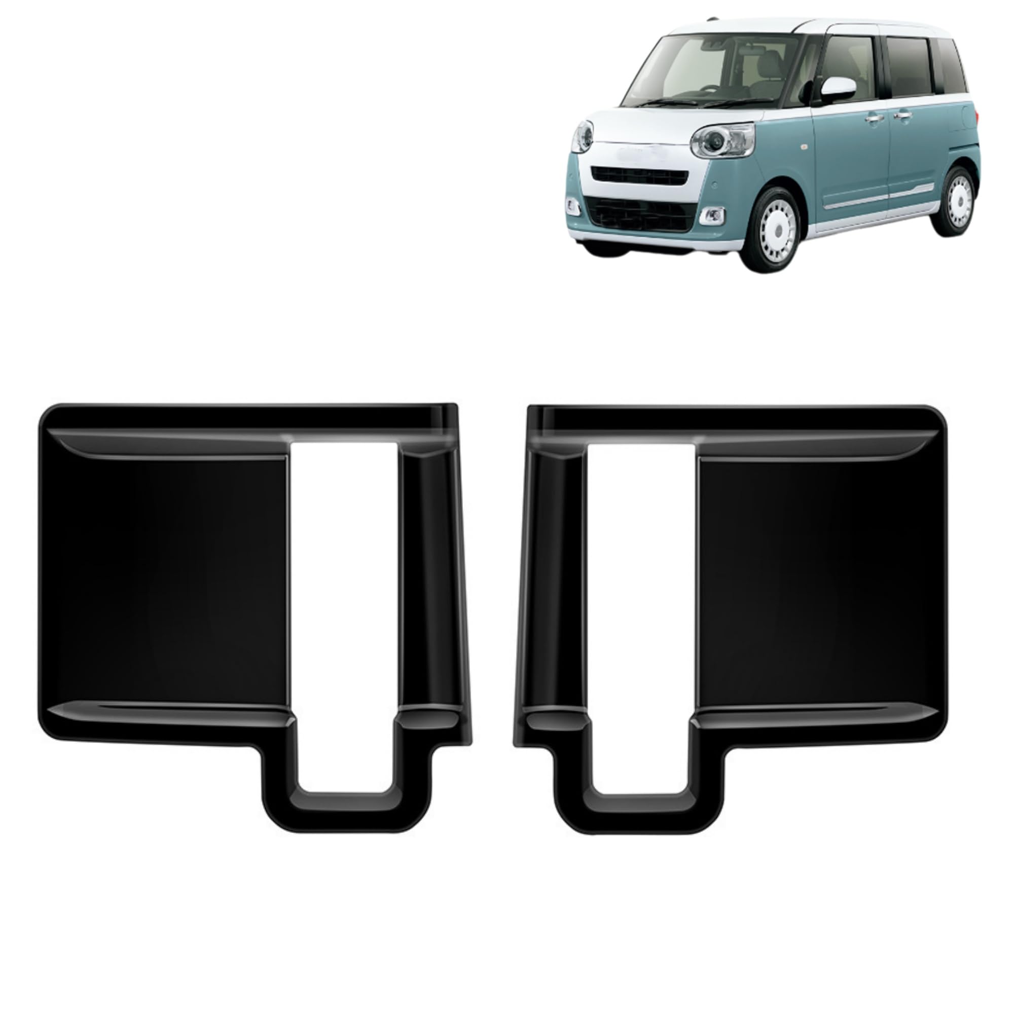 DodoxDIY Applicable New Move Canvas LA850S LA860S Custom Parts Car ABS чёрный