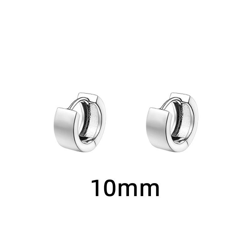 2025 Shiny Wide Hoop Earrings - Niche, Stylish, and Versatile Ear Bone Rings for Women
