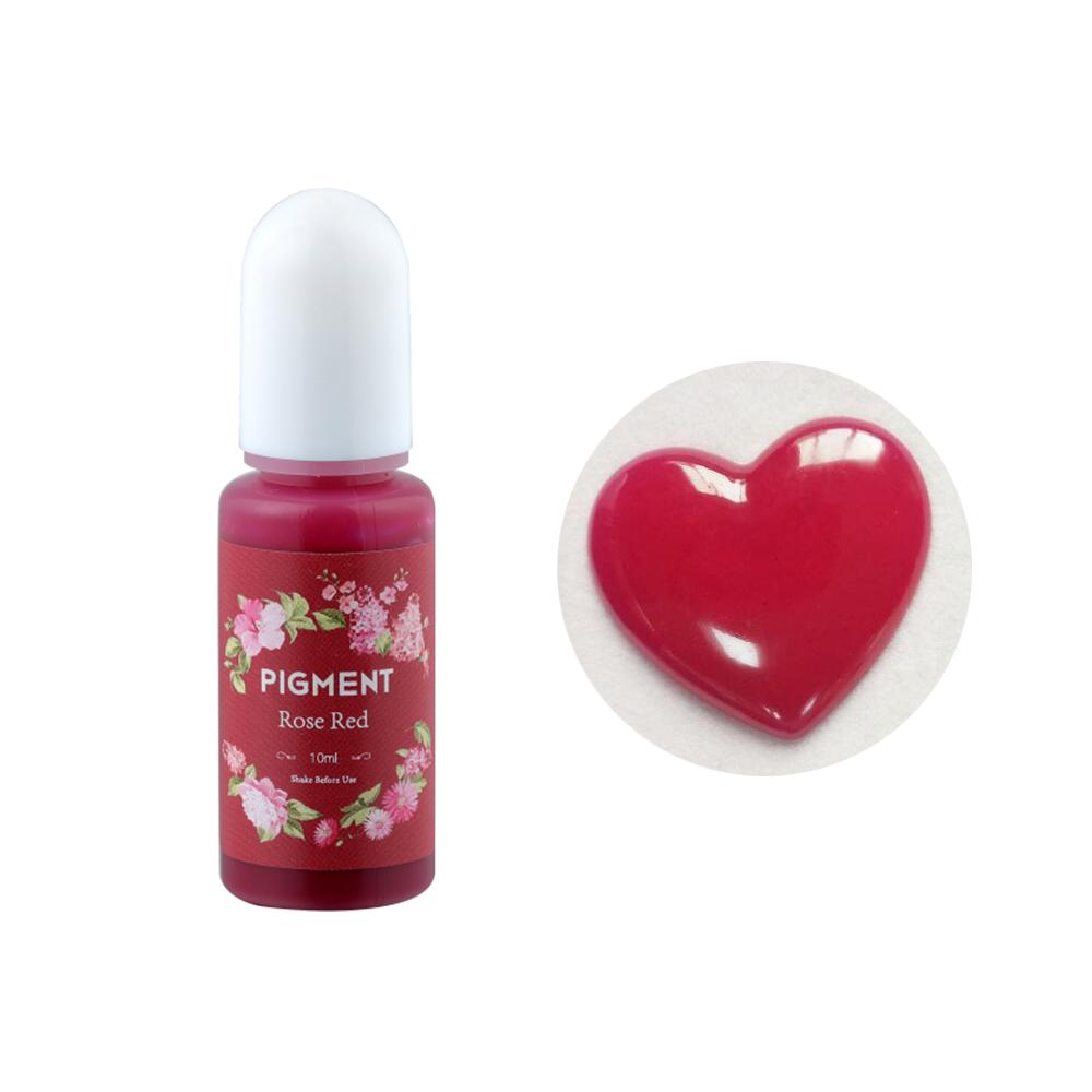 26 Farben 10ml Epoxidharz Pigment Flüssig Epoxid UV-Harz Farbstoff für DIY Harz Färbung Schmuckherstellung Handwerk Kunst