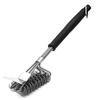3-in-1 BBQ Grill Brush With Scraper, Heavy Duty Stainless Steel Bristles Long Handle Wire Brush For Grate/Oven Cleaning