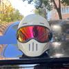 Pig Nose Fiberglass Small Helmet Body Retro Locomotive Motorcycle Helmet Cruise Locomotive Full Helmet Four Seasons Men and Women Ride