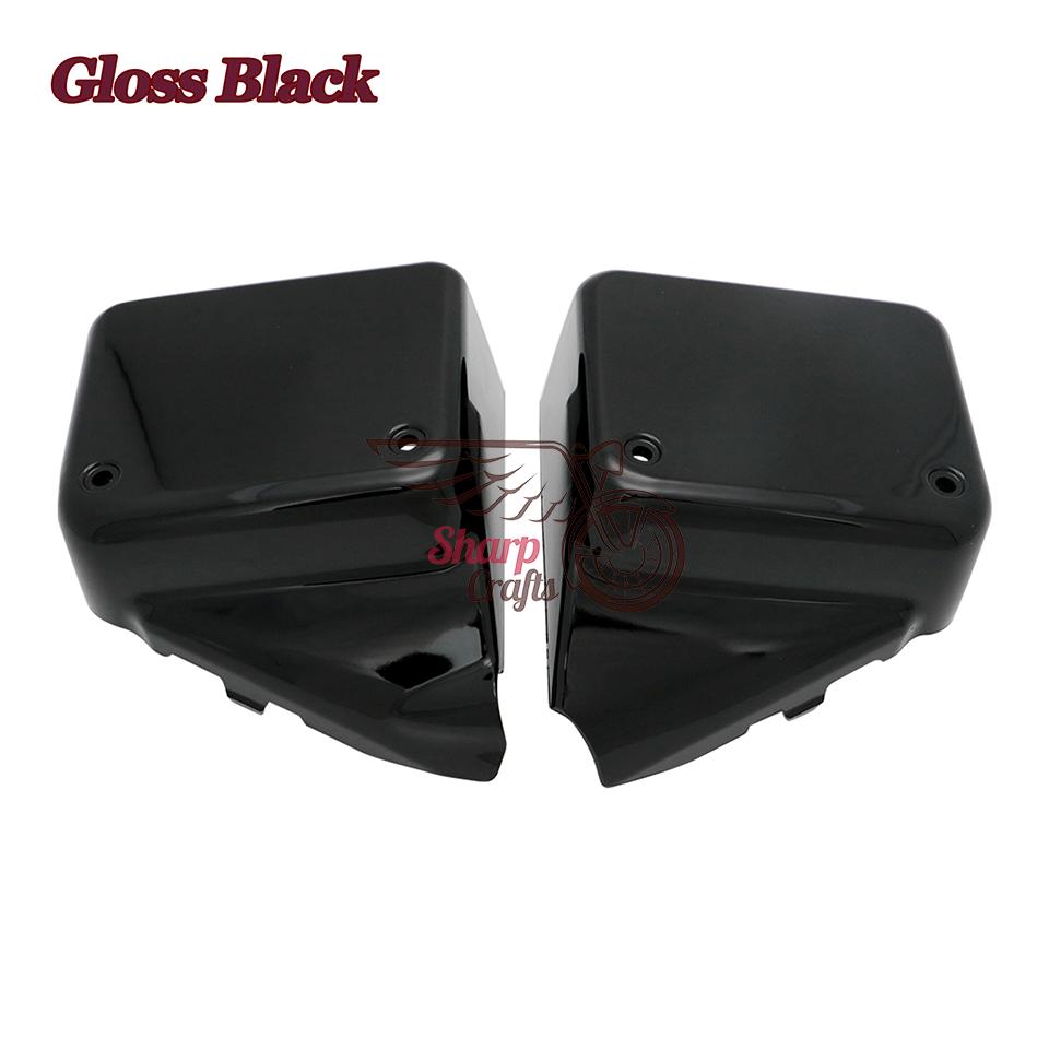 Motorcycle ABS Plastic Battery Side Fairing Covers For Honda Shadow Spirit VT750 DC 2000-2009 Black Widow 2000-2007 Panel Frame