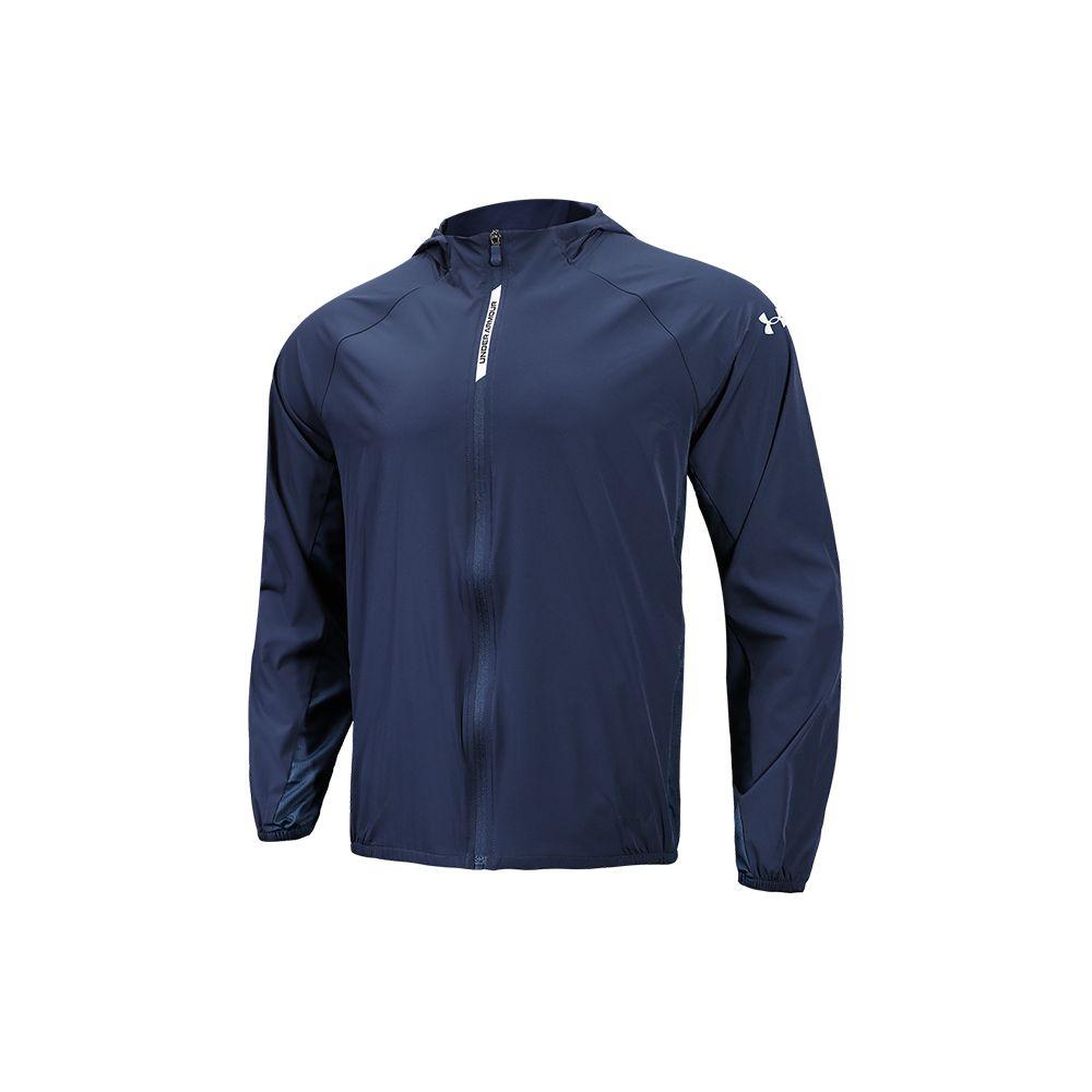 Under Armour Solid Logo Stretch Woven Jacket Men Academy-Blue 22500405-408 XXL