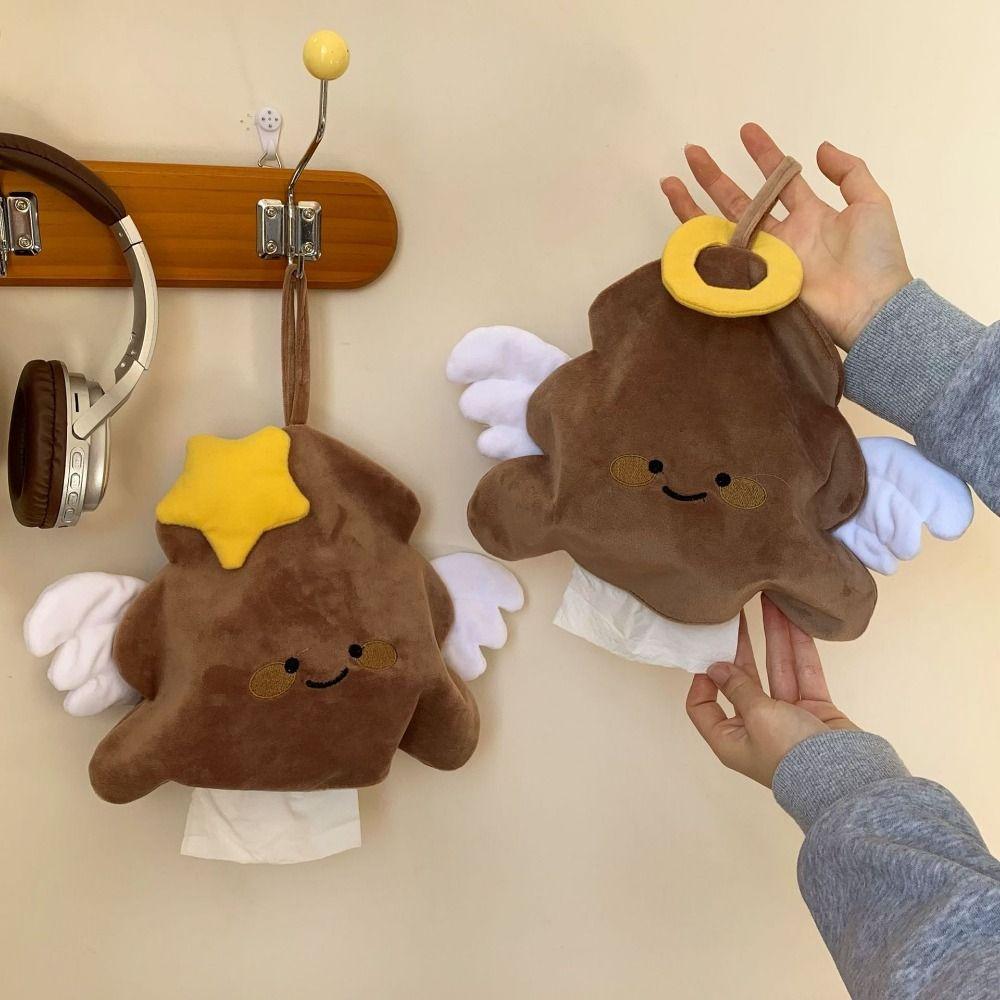 Cartoon Hängender Serviettenhalter Kreativer Handtuchpapierhalter Auto Servietten Spender für Autogebrauch