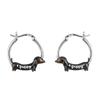 Playful Dachshund Shaped Earrings Alloy Comfort Fit Secure Designs Everyday Fashion Jewelry