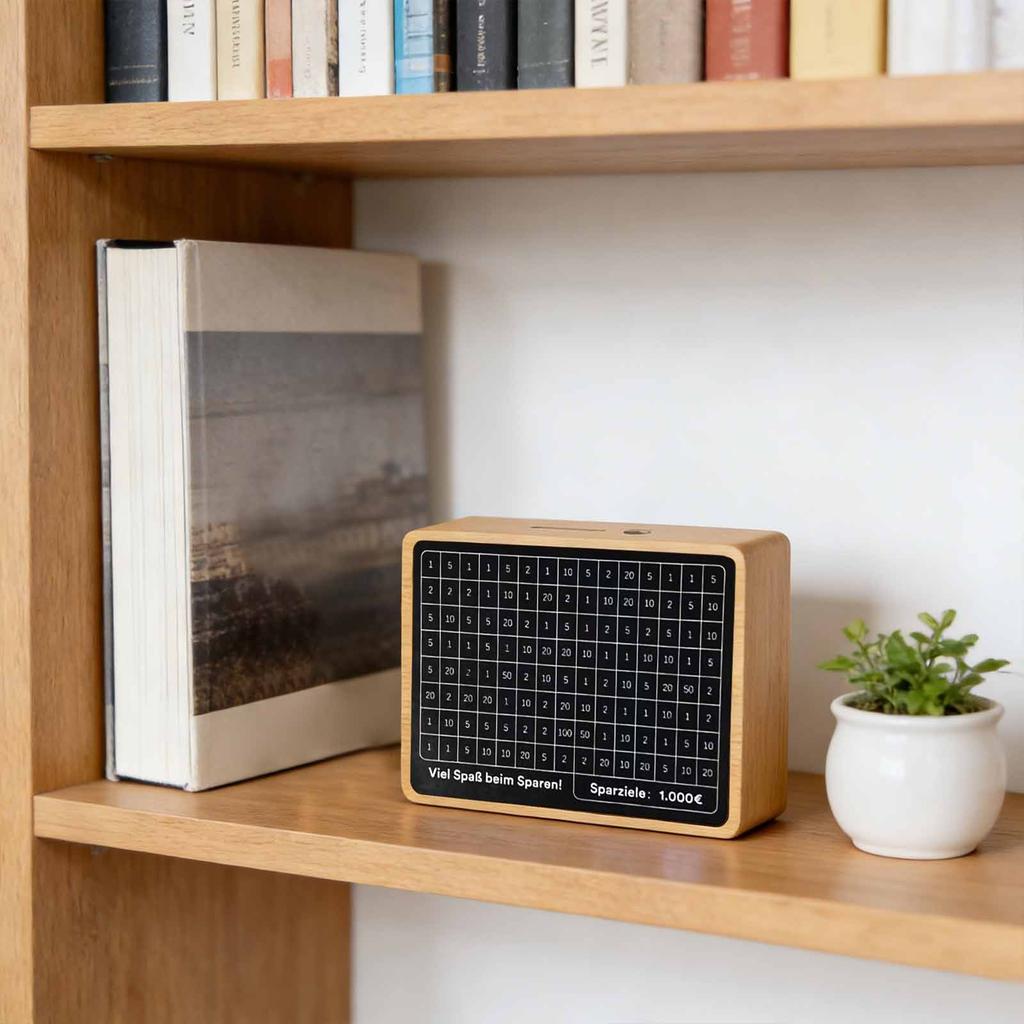 Savings Bank, Bank For Adults And Children, Savings Goals And Savings Objectives, Coin Bank For Boys And Girls, No Installation Required, 8ml