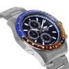 Watch Radio Solar Chronograph Brand Red Blue [Charles Hogel] Men's CV9095-0