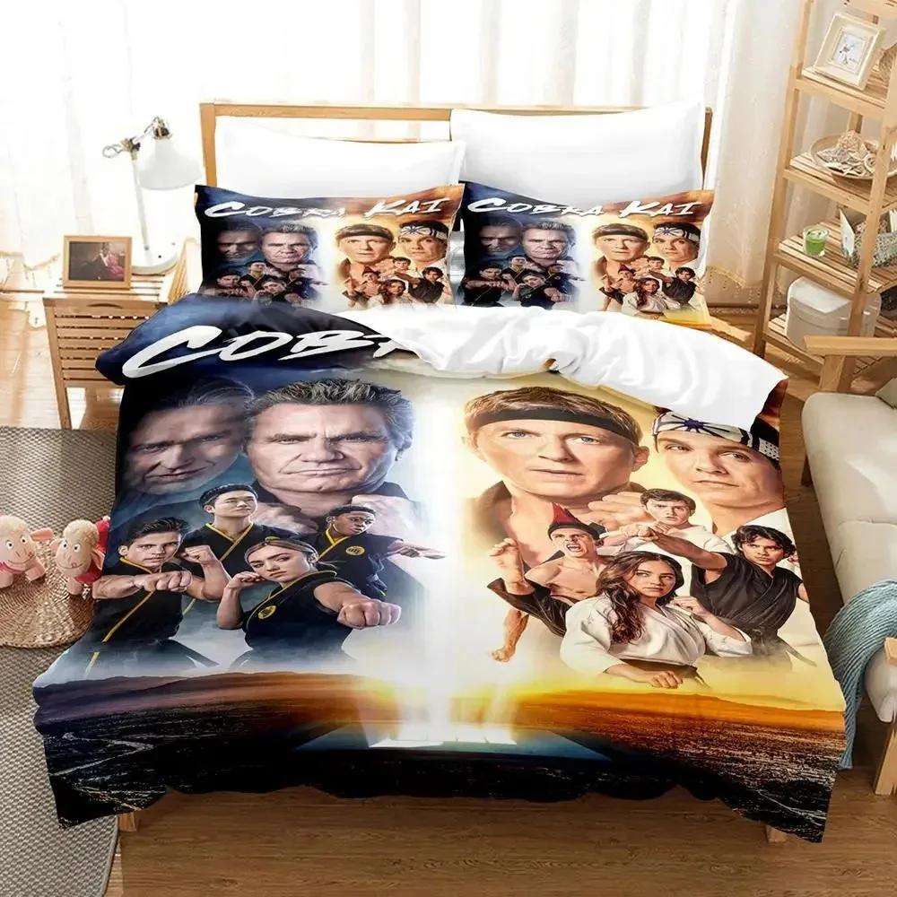 Karate Kid Bedding Set Boys Girls Twin Queen Size Duvet Cover Pillowcase Bed Kids Adult Fashion Home Textileextile