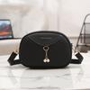 Fashion women's bag new wavy embroidery thread fashion shell bag pearl shoulder messenger bag one piece