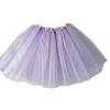 Colorful Elastic Band Gauze Adult Women Short Ballet DancingSkirt Costume