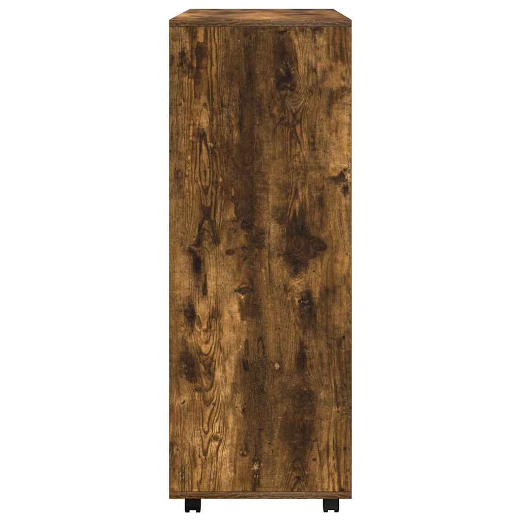 Wardrobe Smoked Oak 80 x 40 x 110 cm Particleboard