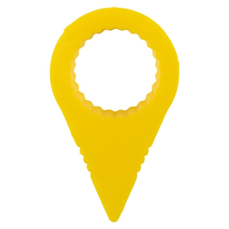 

19mm 25pcs Dust Cap Nut Indicator Yellow Wheel Nut Indicators Truck Safety 25 Pack Loose Wheel Nut Indicator Accessories