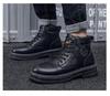 Men's Large Size Yellow Martin Boots - 2024 Autumn/Winter Wear-Resistant, Non-Slip Workwear and Hiking Boots