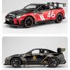 Model de mașină de curse GTR la scară 1/22 de jucărie, mașină de jucărie cu sunet și lumină pentru copii mici, băieți, fete, colecție de cadouri