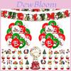 Merry Christmas Party Supplies Celebrate The Season In Style With This Xmas Snow Banner And Santa Decoration Kit