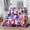 2026 new cartoon S-Sailor M-Moon flannel printed soft blanket sofa bed cover oversized office hotel airplane travel gift blanket