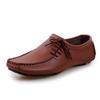 Genuine Leather Men Casual Shoes Fashion Loafers Newly High Quality Handmade Boat Shape Driving Shoes Man  De Hombre