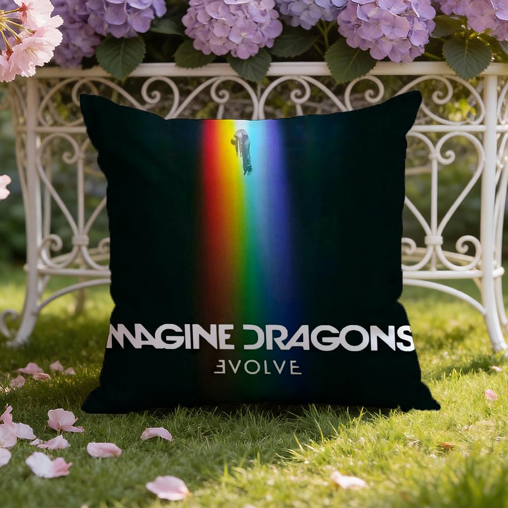 I-Imagine D-Dragons Cushion Cover Home & Car Dual-Scene Pillow Cover: Reversible for Premium Comfort