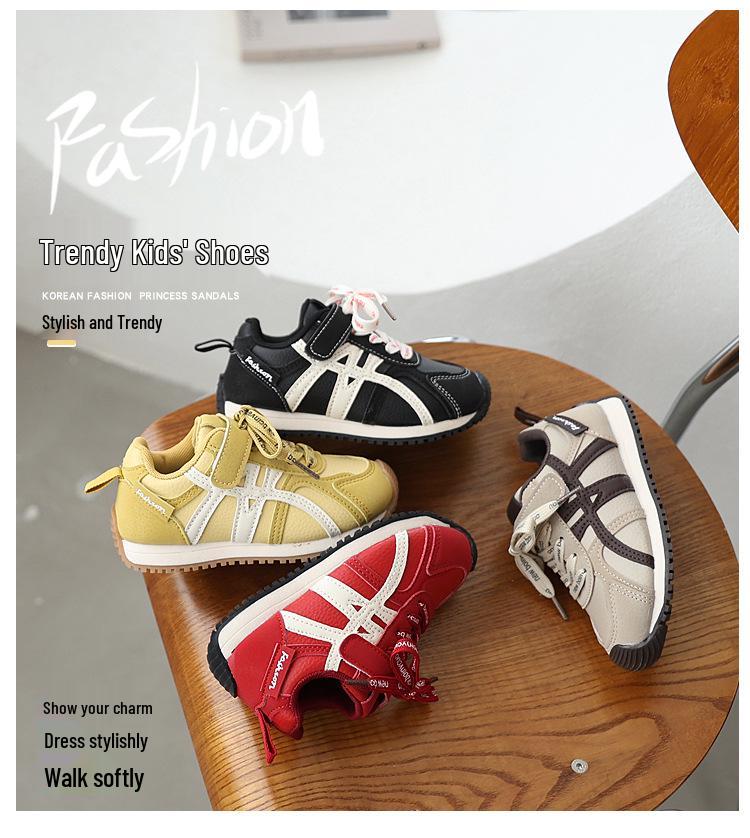 2025 Herbst Forrest Gump Kindermodeschuhe: Trendige Mädchen-Sneaker im deutschen Stil & Jungen-Freizeitschuhe im koreanischen Stil