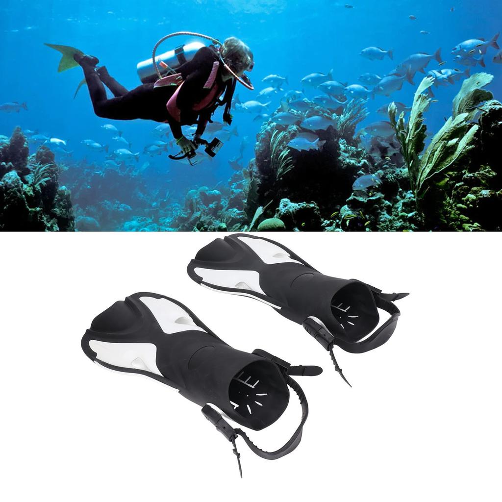 1 Pair Swimming Fins PP and   Comfortable To Wear Lightweight Anti Slip Diving Fins for Men Women