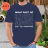 Summer T Shirt for Men T-shirt Unisex Streetwear Mathematics Math University Teacher Ironic Joke Graphic Fashion Men's Clothing