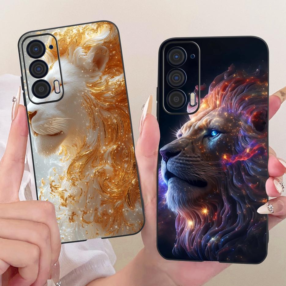 For Motorola Edge 2021 Case XT2141-1 Luxury Butterfly Tree Painted Cover Soft Silicone Case For Motorola Edge 2021 Edge2021 Bags