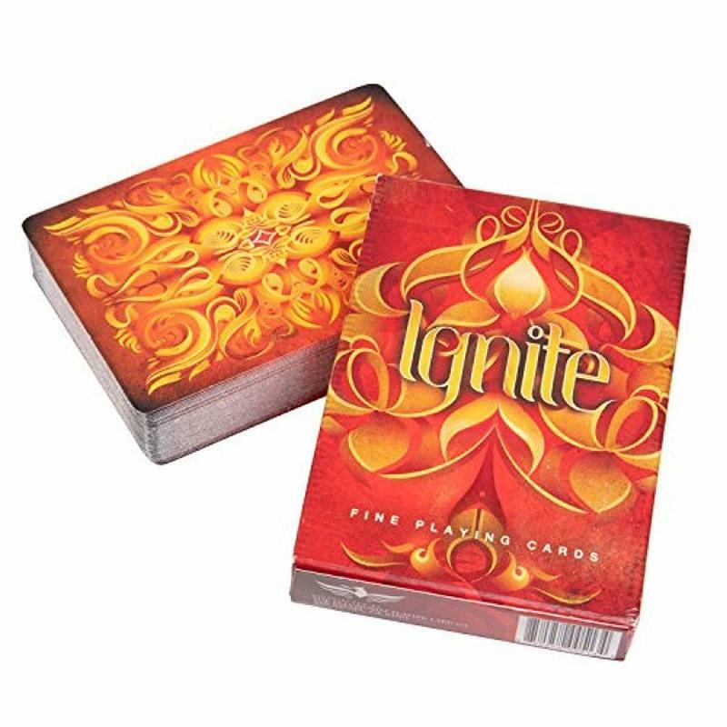 Ellusionist Ignite Playing Cards Bicycle Fire Themed Deck Card Games Magic Tricks