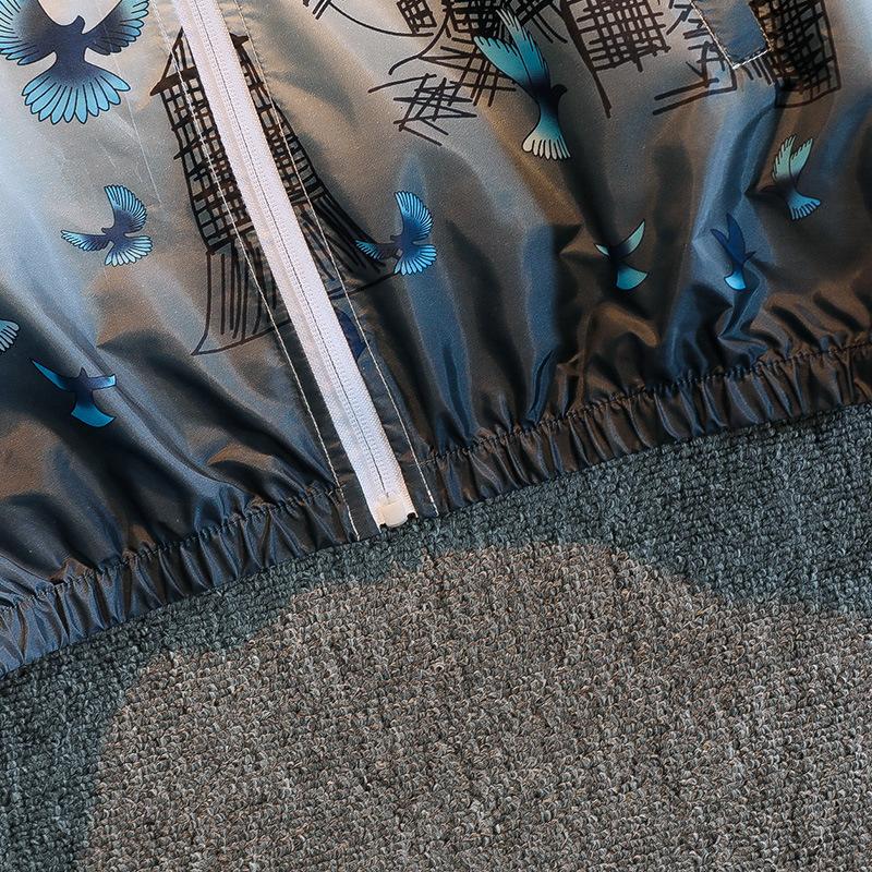 Letní tenká bunda na opalování MAITA Módní pánská a dámská bunda s přechodovým potiskem pro volný čas