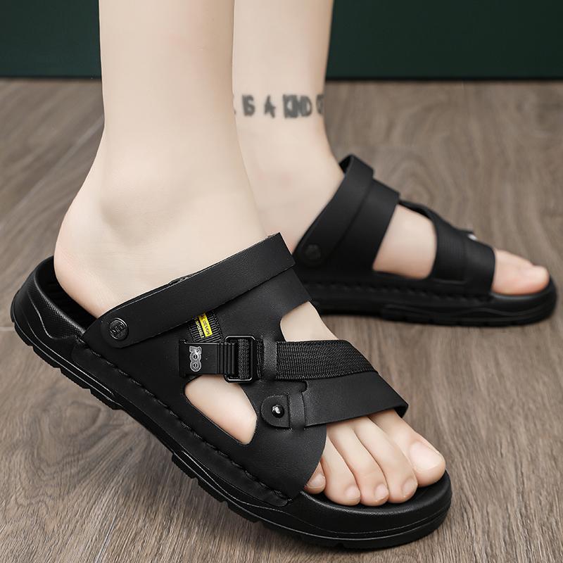 Pánské ležérní sportovní sandály léto nadměrná velikost venkovní chladivé turistické plážové boty pohodlná měkká podrážka prodyšné pantofle pro dvojí použití