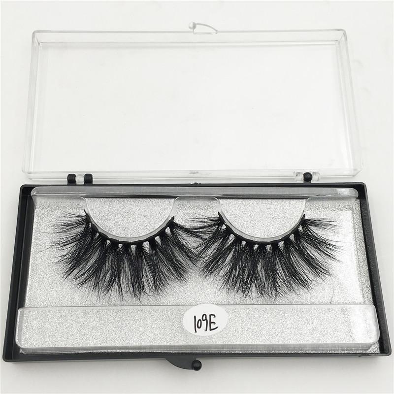 RED SIREN 1 Paar Wimpern Großhandel 100% Nerzhaar Falsche Wimpern Handgemacht 25mm Wimpern Dramatisch Dick Lang 3D Nerz Wimpern Make-up