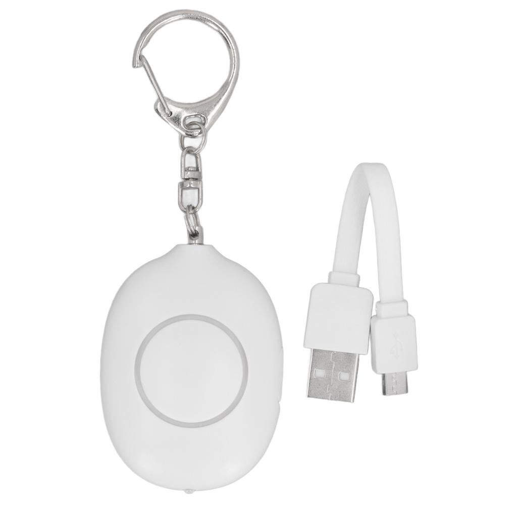 Personal Safety Alarm 130dB Alarm Sound LED Flashlight Fast Charging Versatile Personal Alarm Keychain for Women Girls