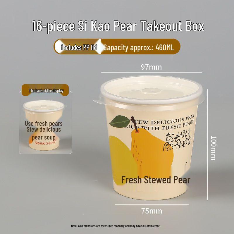 Insulated Purple Clay Baked Pear Soup Cup with Rock Sugar 50 sets