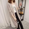 Maglione Lavorato a Maglia Autunno Inverno Donna Cardigan Lungo Moda Coreana Cardigan Manica Lunga Cappotto Giacca Donna Capispalla