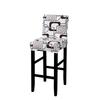 Stretch Bar Stool Covers Stretch Bar Stool Chair Covers, Counter Height Chairs Covers for Kitchen Dining Room Cafe Furniture