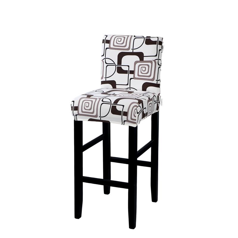 Stretch Bar Stool Covers Stretch Bar Stool Chair Covers, Counter Height Chairs Covers for Kitchen Dining Room Cafe Furniture