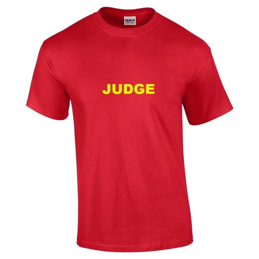 

Judge T-Shirt Karate Kid Martial Arts Youth Sports Judge Red Yellow Tee Shirt 4XL