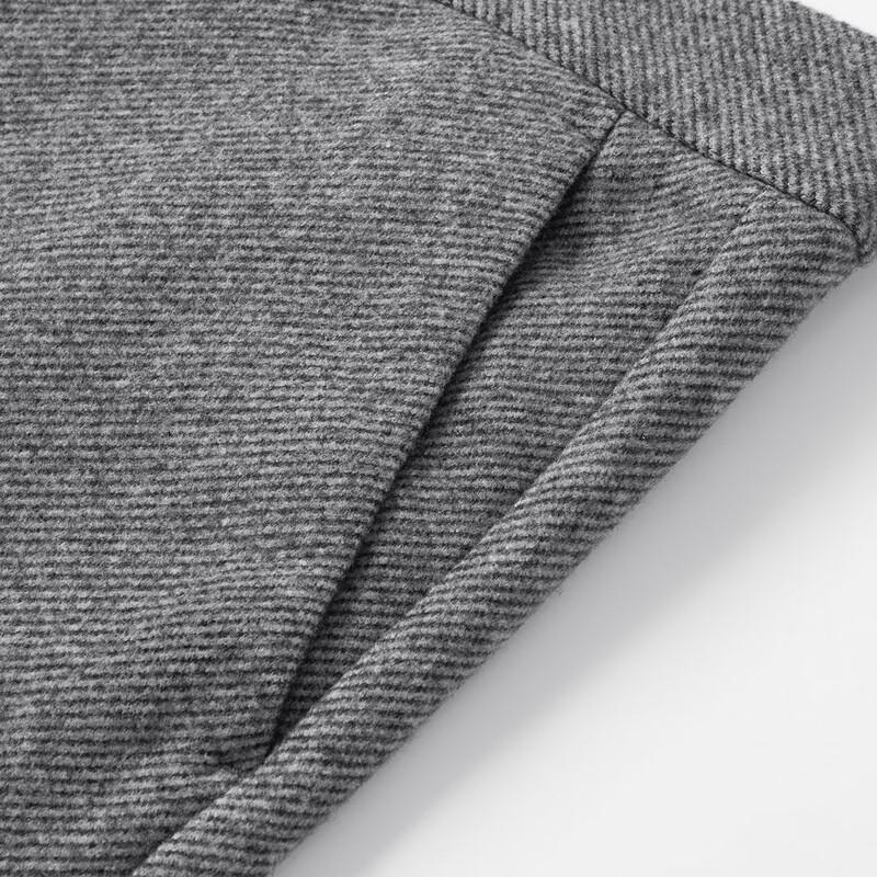 MONTAGUT Men's Thickened Wool Blend Business Casual Pants