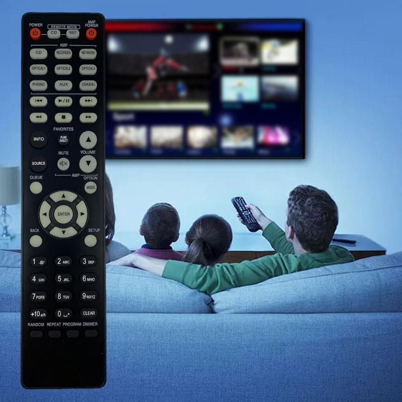 Remote Control For RC1223 RC1224 RC1225 Theater Receiver Quick Battery Installation Easy Operating