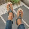 New Large-size Flat-bottomed Shoes for Women, Beach Sandals